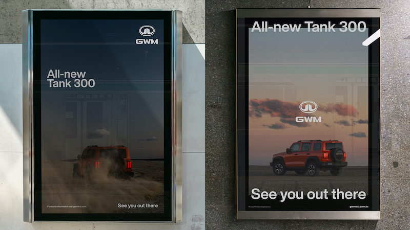 GWM launches new integrated campaign for the all-new Tank 300 via The Hallway
