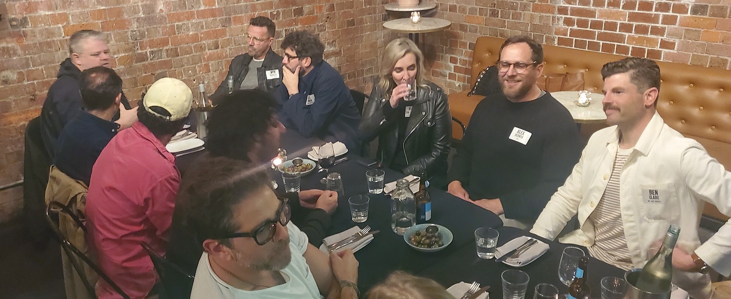 Sydney’s Top creative chiefs attend an exclusive CCO dinner with The One Club CEO Kevin Swanepoel and Chief Growth Officer Molly Crossin