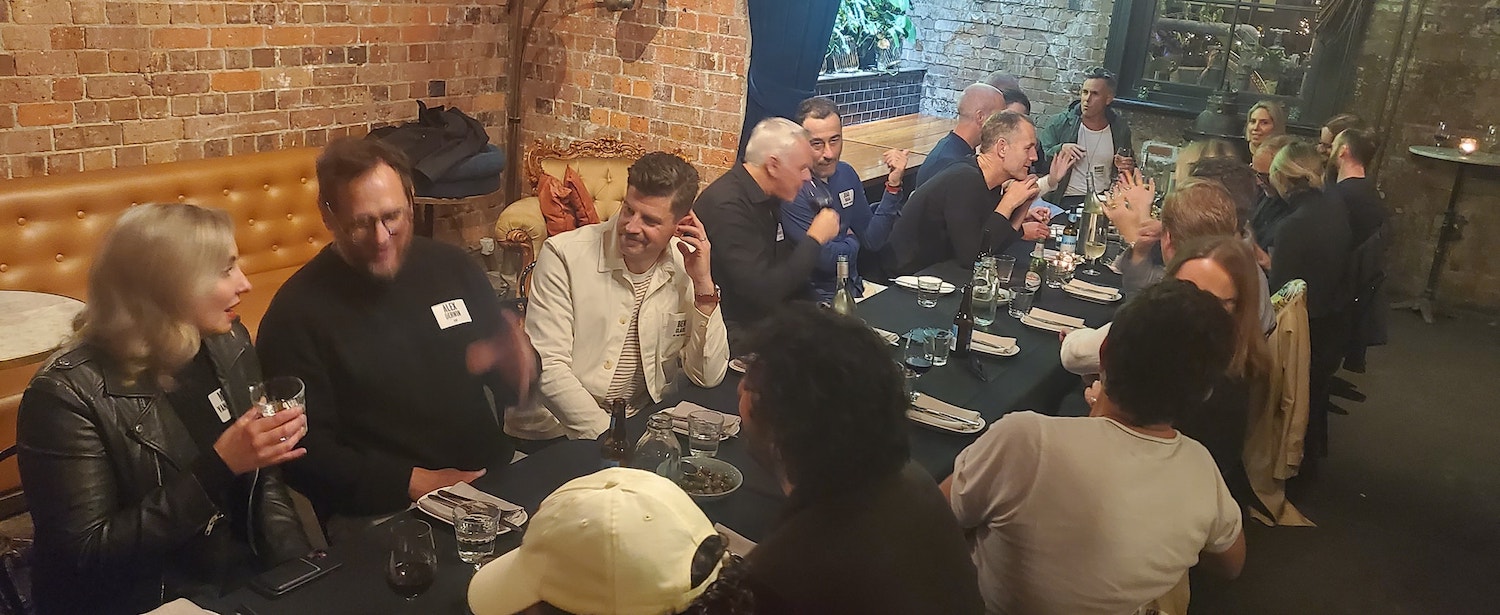 Sydney’s Top creative chiefs attend an exclusive CCO dinner with The One Club CEO Kevin Swanepoel and Chief Growth Officer Molly Crossin