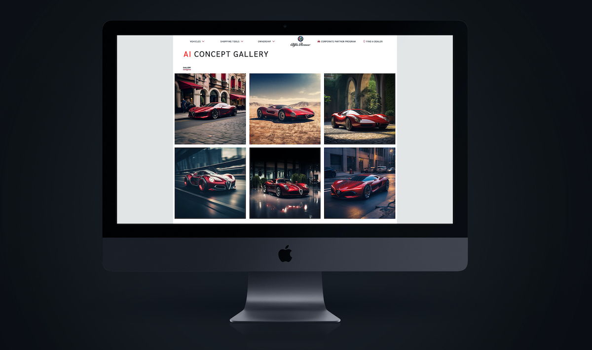 Fans of Alfa Romeo can imagine what its new top secret car could be using AI in new campaign via cummins&partners