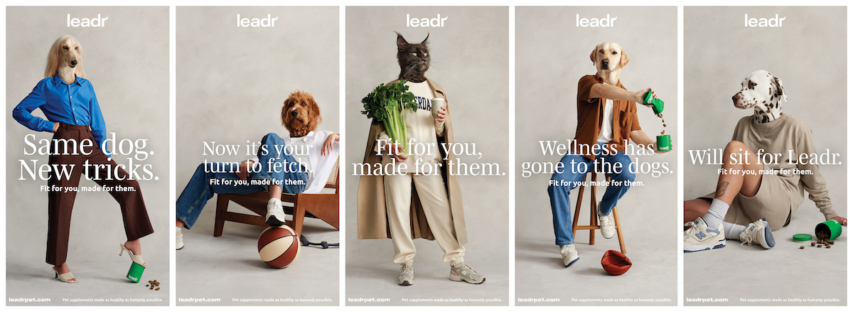 Premium pet supplement and wellness brand Leadr launches with campaign via ABEL + NorthSix