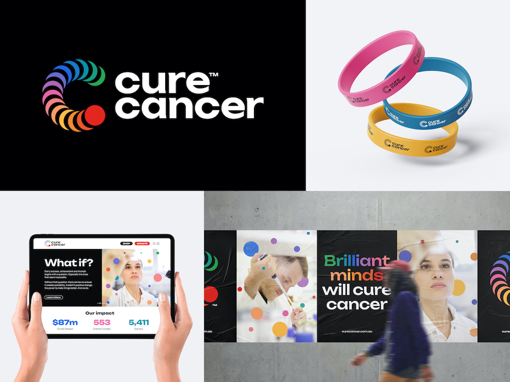 Non-profit Cure Cancer launches refreshed brand via Principals