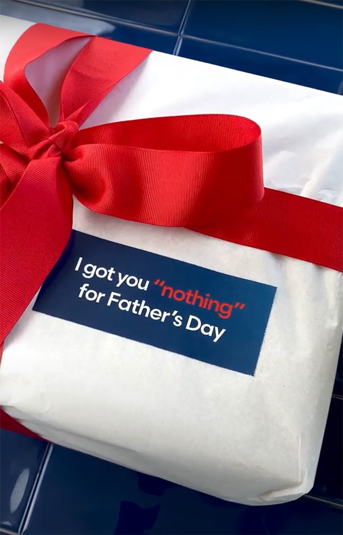 New Special Australia campaign says Dads get nothing this Father’s Day at Kitchen Warehouse