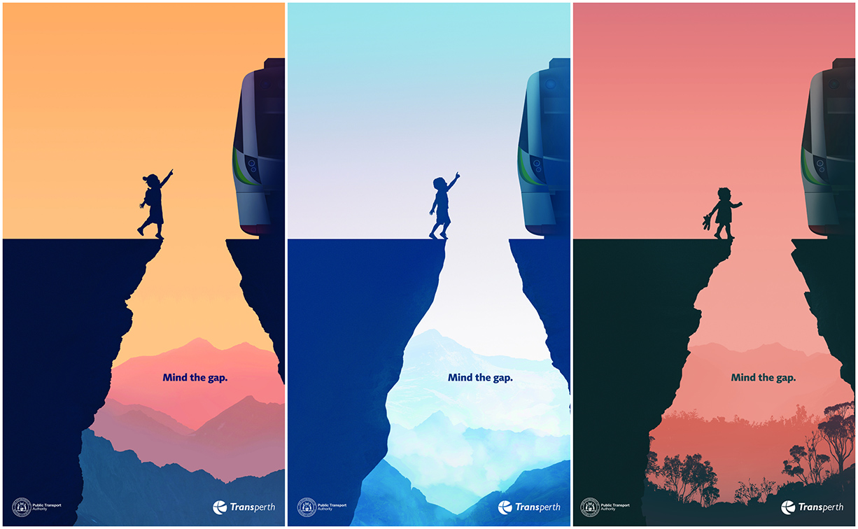 Public Transport Authority launches eye catching Mind The Gap safety campaign via Moonsail