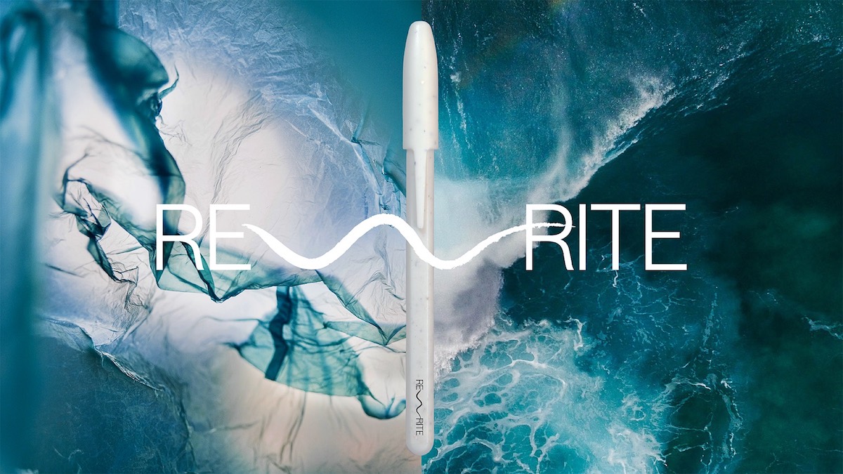Re strategist Lachlan Reid, co-founder of ReWrite, wins Good Design Award for recycled ocean plastic pen