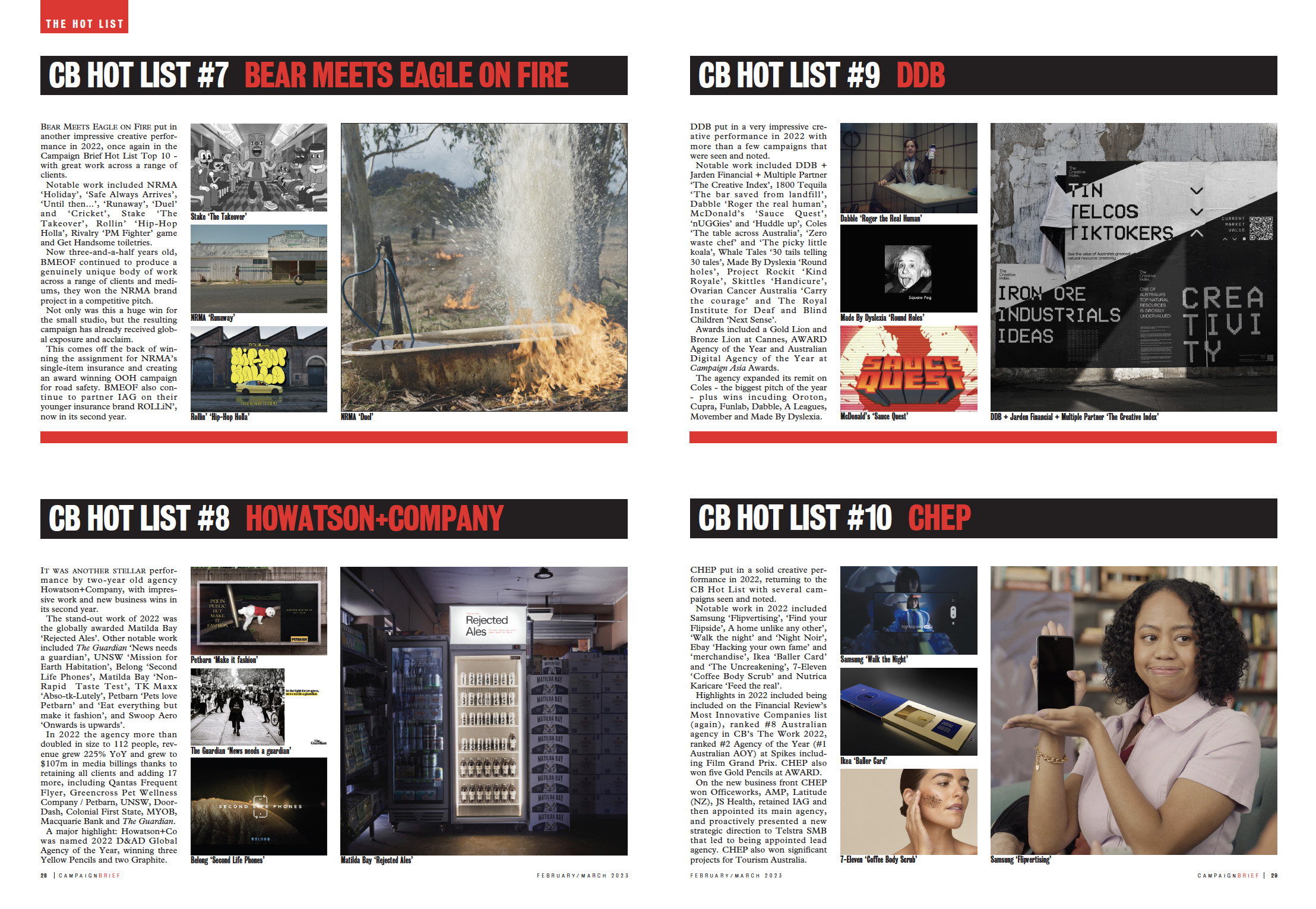 Countdown to Campaign Brief Agency of the Year plus Hot+Cold Chart – deadline Thursday 11 Jan