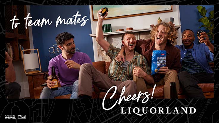 LIQUORLAND SAYS ‘CHEERS!’ IN BIGGEST EVER BRAND CAMPAIGN VIA BASHFUL