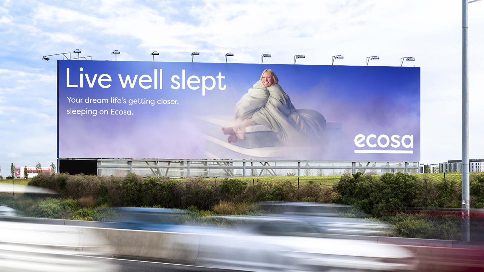 Ecosa encourages the world to ‘Live Well Slept’ in latest campaign via Bullfrog
