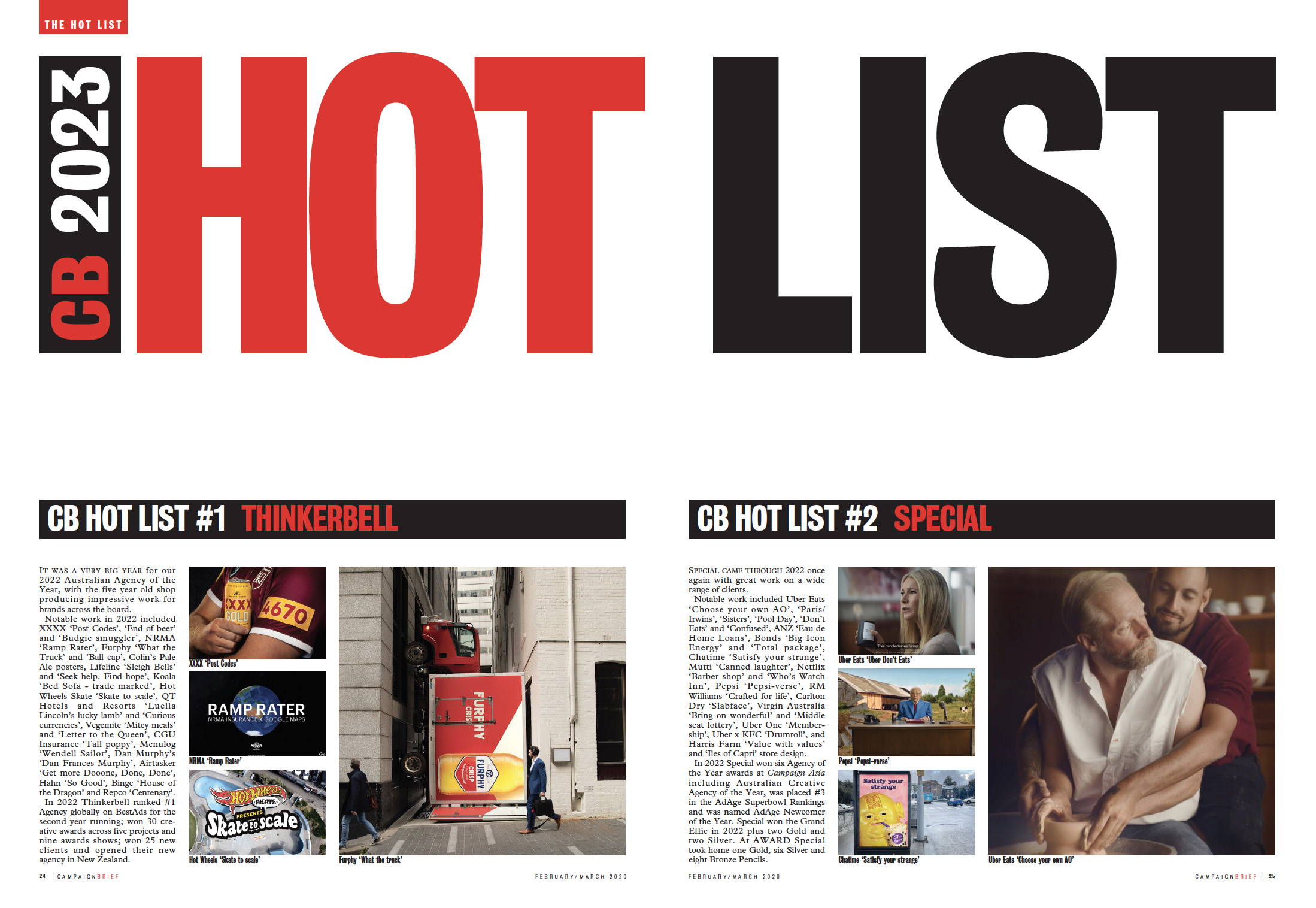 Countdown to Campaign Brief Agency of the Year plus Hot+Cold Chart – deadline Thursday 11 Jan