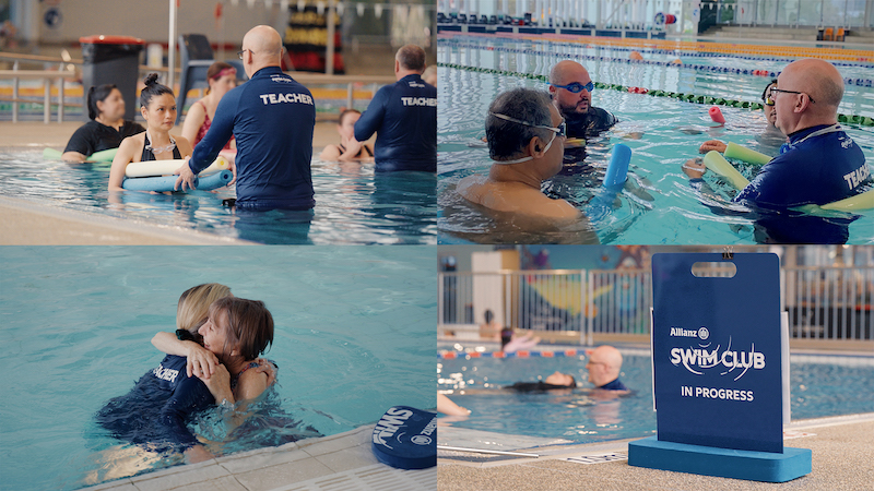 Allianz and Howatson+Company create a swim club for adults who can’t swim