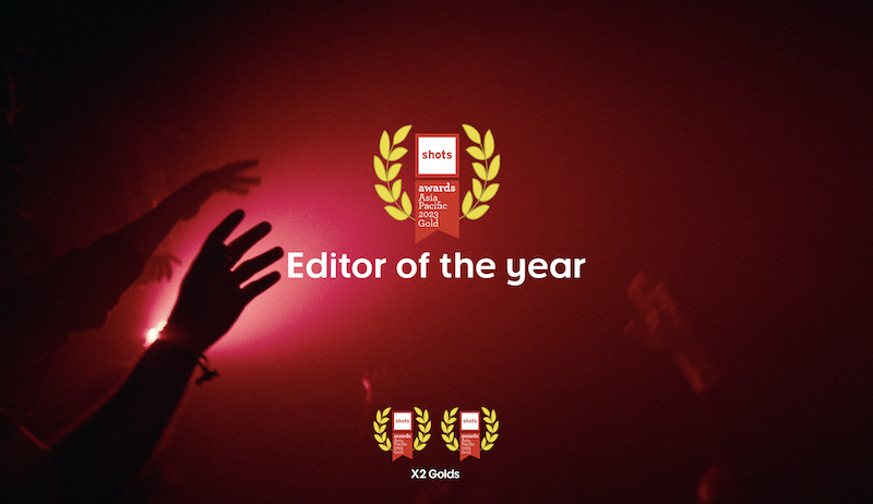 Heckler’s Andrew Holmes wins ‘Editor of The Year’ at Shots Asia Pacific