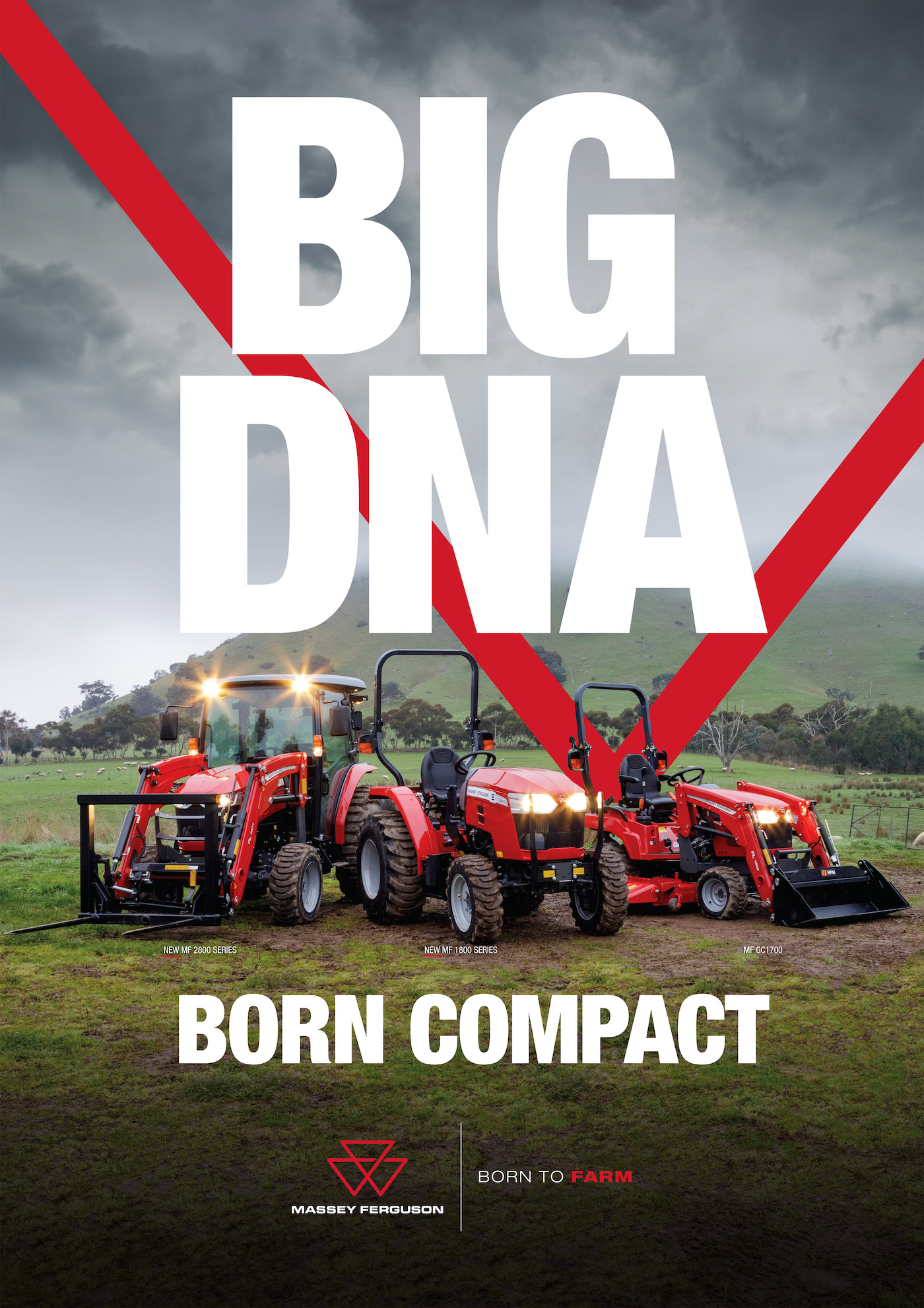 Massey Ferguson compacts are ‘Born from big DNA’ in latest campaign via Balance