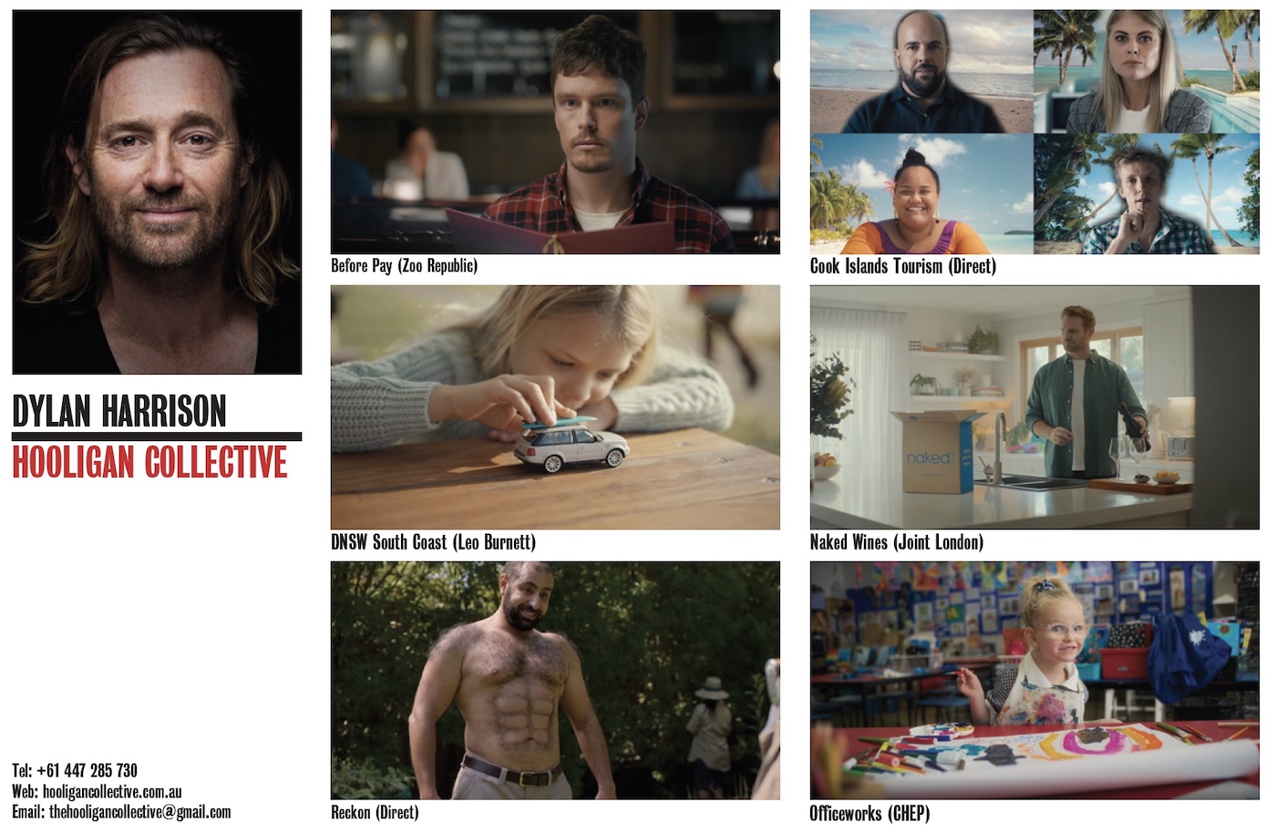 Attention Production Companies: Showcase your directors in the Big Issue of Campaign Brief featuring OZ/NZ TVC + Content Production Report ~ also open to Freelance Directors