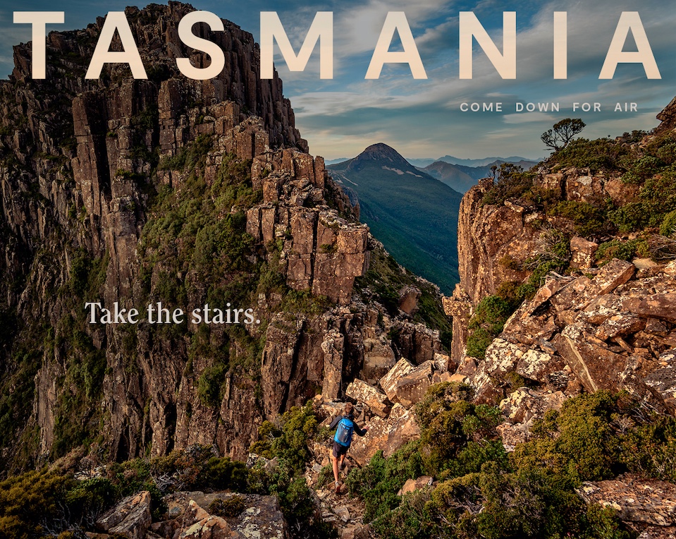 Tourism Tasmania launches new ‘Come Down for Air’ campaign via BMF, Starcom and Orchard