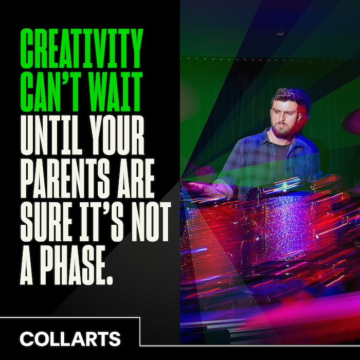 COLLARTS relaunches with new ‘Creativity Can’t Wait’ brand platform via Fenton Stephens