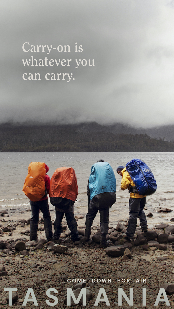 Tourism Tasmania launches new ‘Come Down for Air’ campaign via BMF, Starcom and Orchard