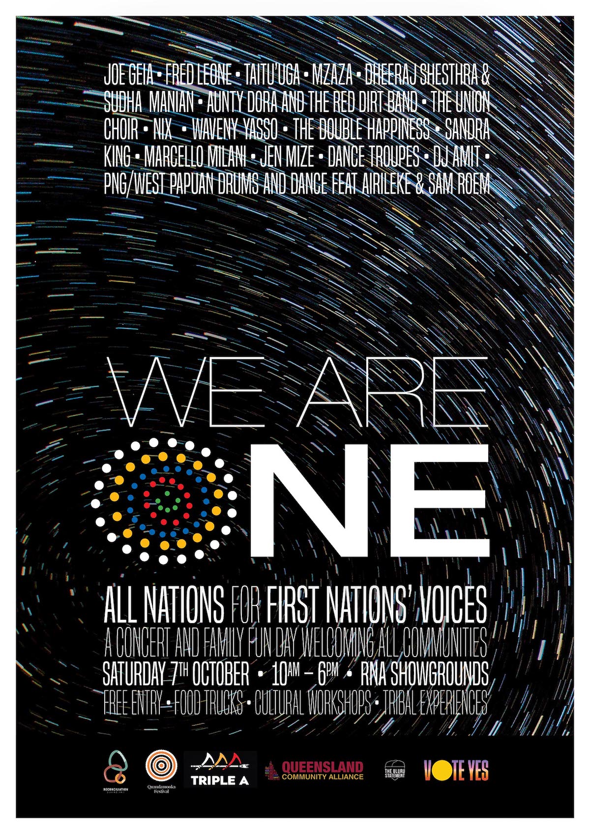 Publicis Worldwide supports Reconciliation Queensland’s We are One concert, Sat October 7