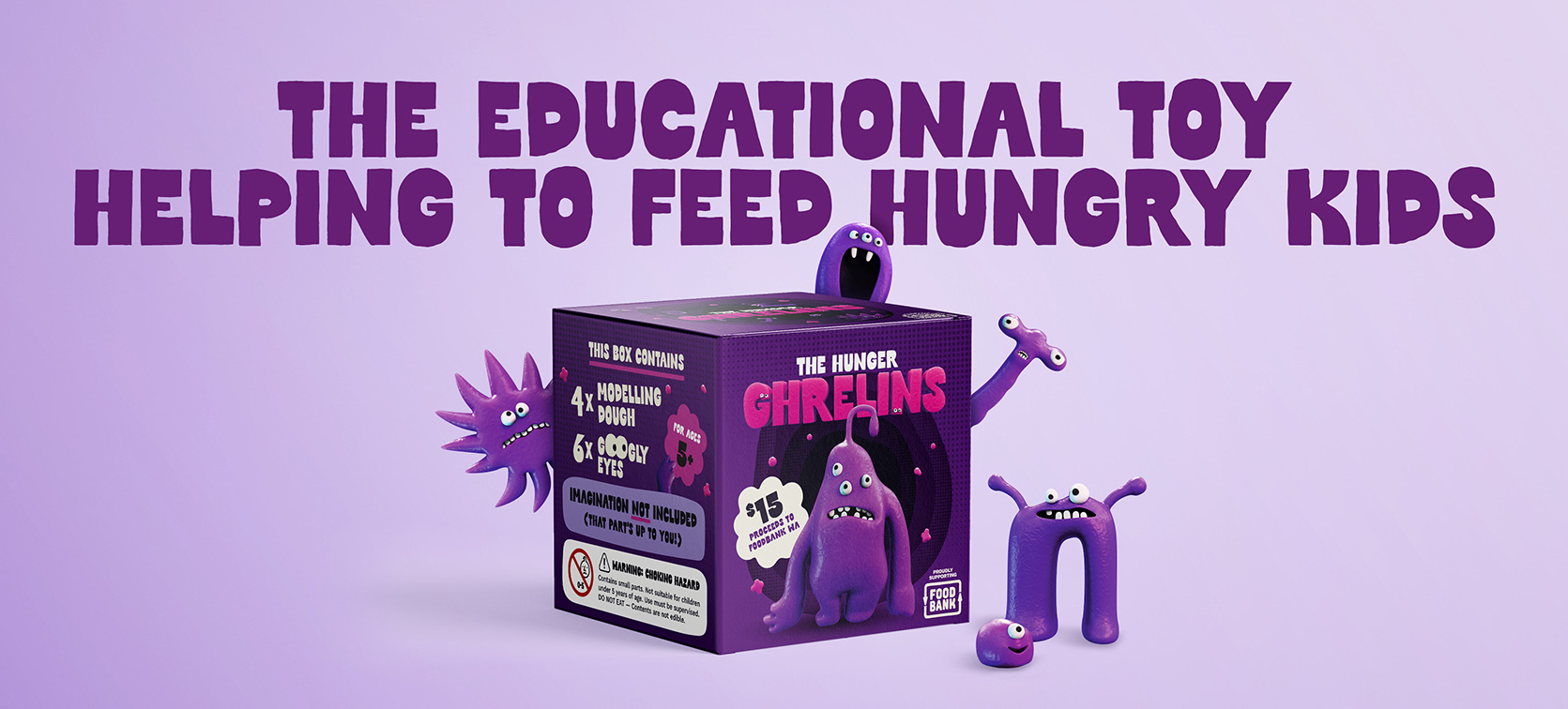 Foodbank WA and The Brand Agency Perth launch Ghrelins toy to help feed hungry kids