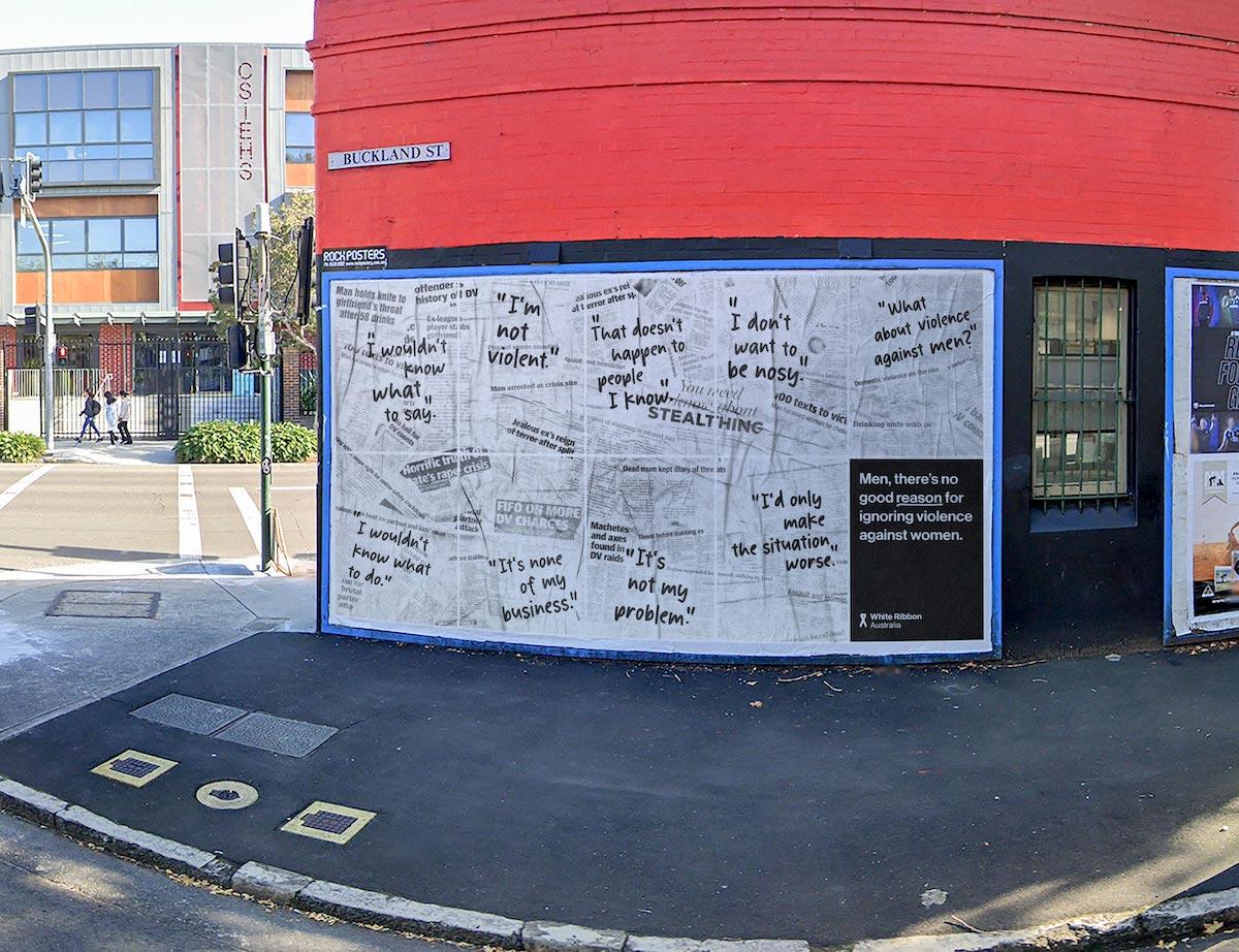 “There’s No Good Reason”: White Ribbon urges men to help stop violence against women in new campaign via Innocean Australia