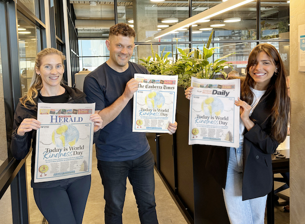 Adland gets its kind on for World Kindness Day in latest campaign via VML, Wavemaker, ACM, Paramount, Media Merchants and more