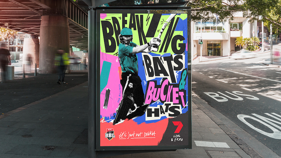 The BBL13 season kicks off with new ‘It’s Just Not Cricket’ OOH work via Seven Network and Emotive