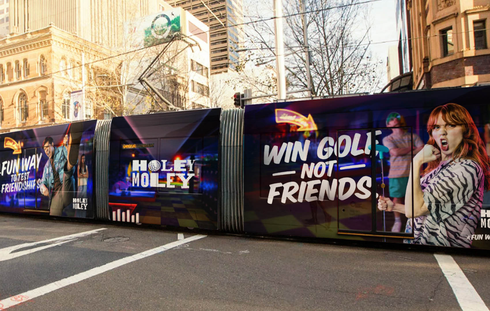 Holey Moley launches ‘Fun Way To Test Friendships’ campaign via Dentsu Creative