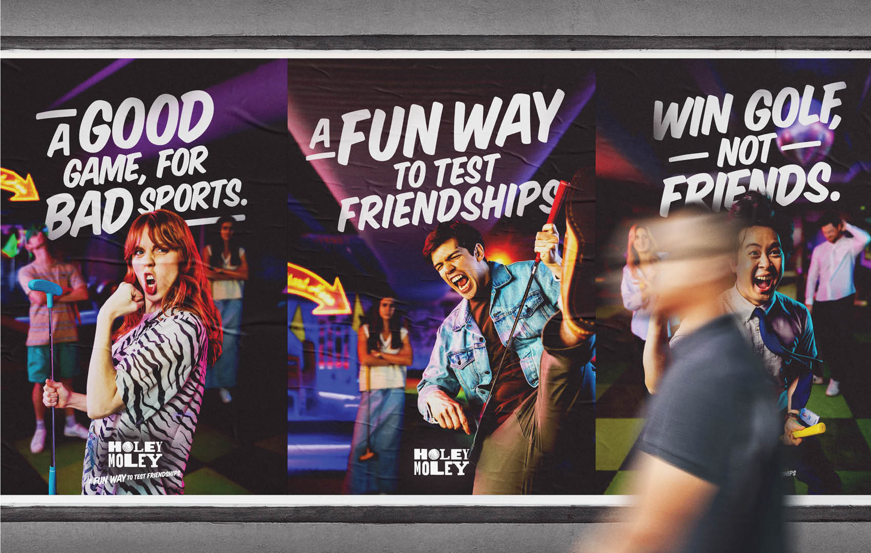Holey Moley launches ‘Fun Way To Test Friendships’ campaign via Dentsu Creative