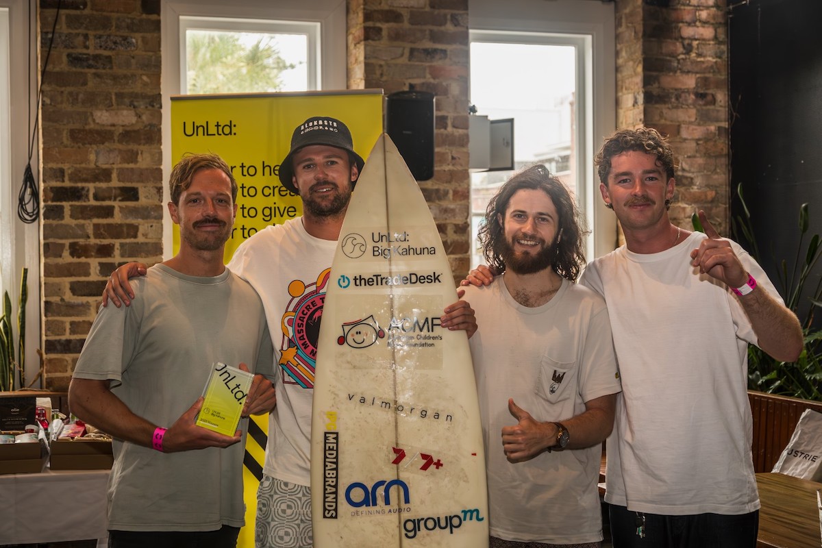 Val Morgan Cinema surfs to victory at UnLtd: Big Kahuna