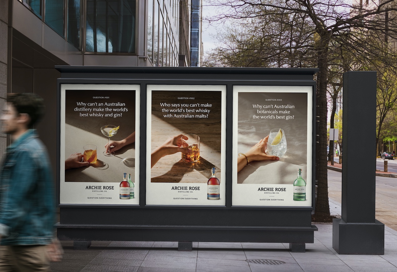 Archie Rose Distilling Co. distills ‘Question Everything’ in new campaign via The Works