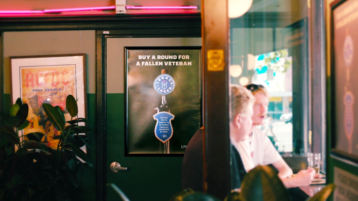 Legacy + VML let Aussies shout a fallen Veteran a beer to say thanks for Remembrance Day