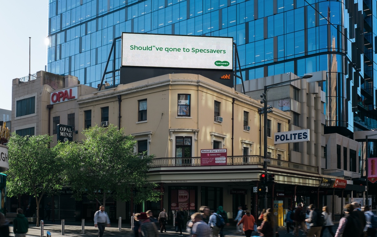 “The copywriter should’ve gone too Specsavers”: Specsavers launch new OOH via TBWA\Melbourne