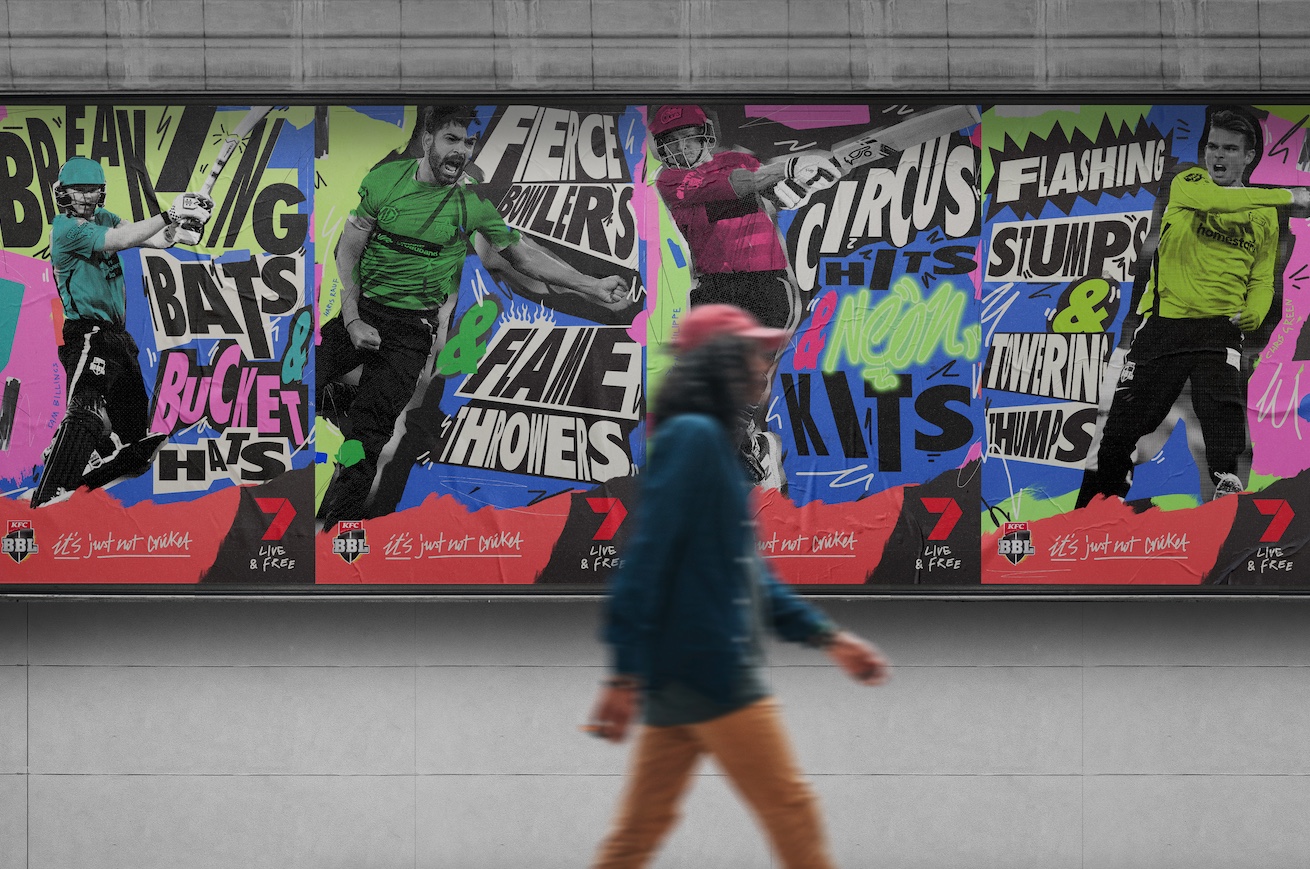 The BBL13 season kicks off with new ‘It’s Just Not Cricket’ OOH work via Seven Network and Emotive