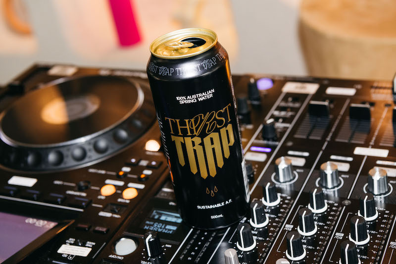 Example partners with H2coco to launch sustainable canned water brand Thirst Trap