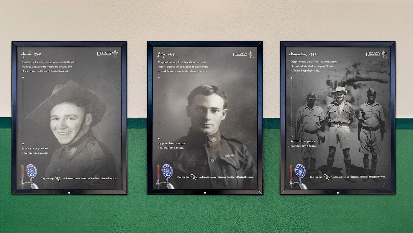 Legacy + VML let Aussies shout a fallen Veteran a beer to say thanks for Remembrance Day