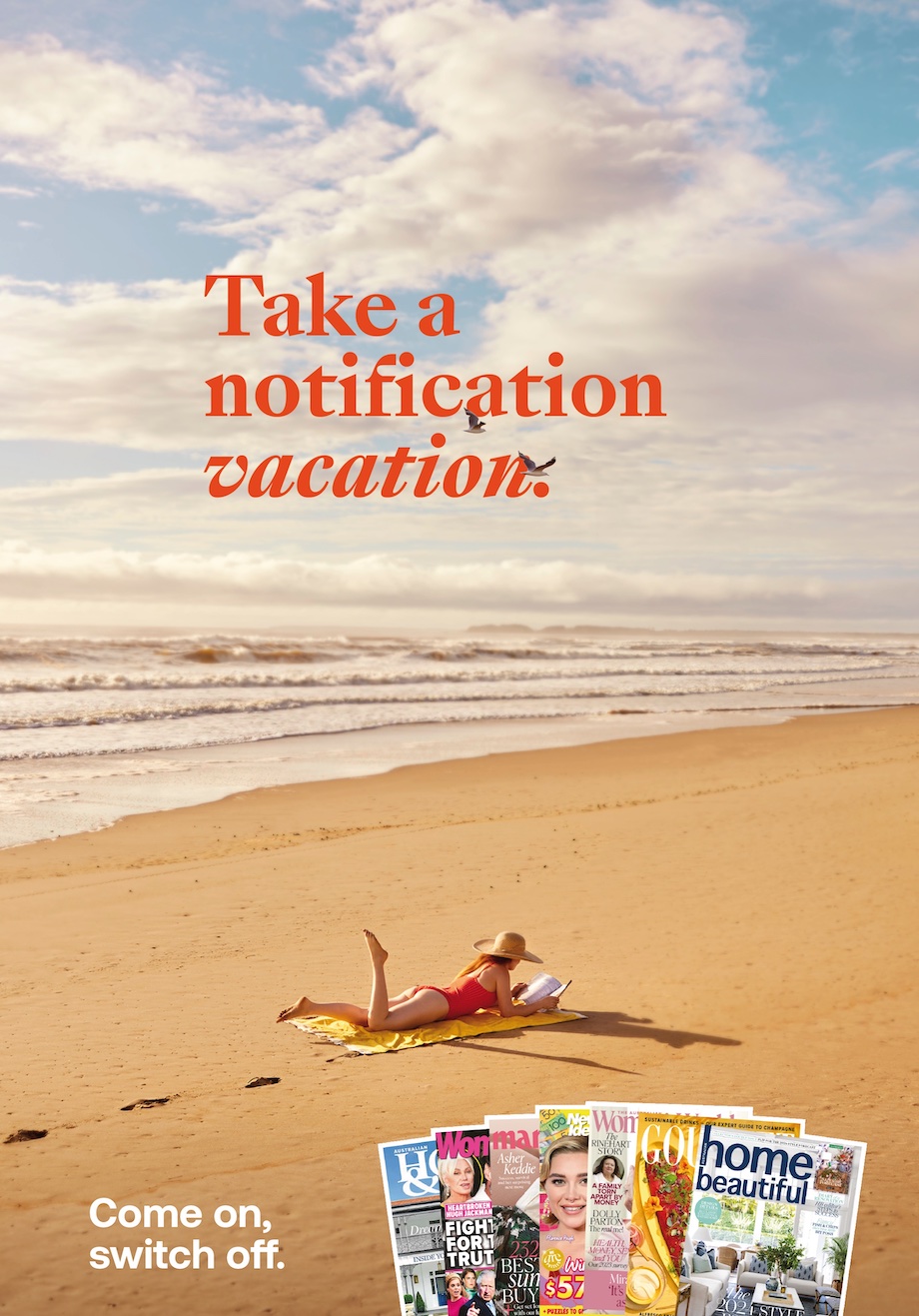 Are Media encourages readers “Come On, Switch Off” in new summer campaign via Cocogun
