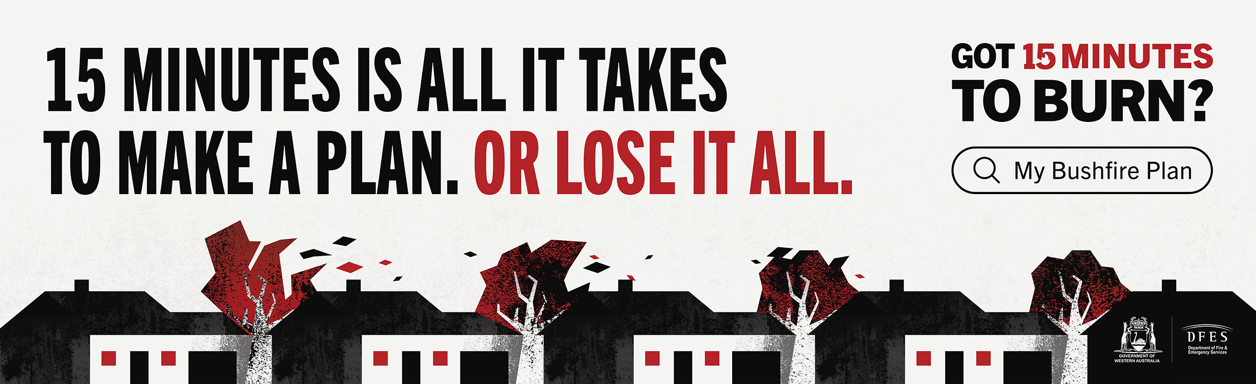 DFES highlights the ease of making a bushfire plan in new campaign via Rare Perth