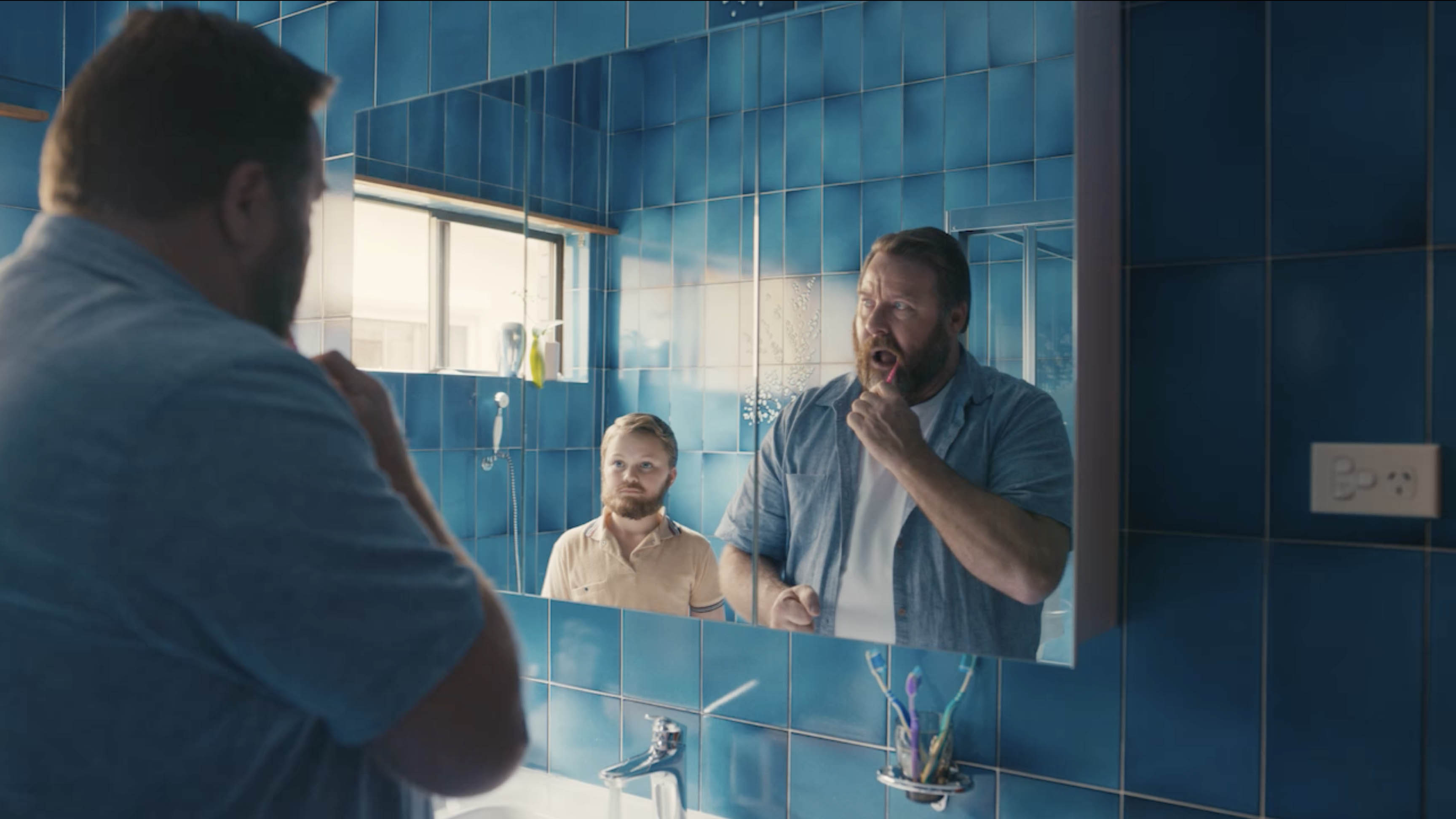 Old Bob meets young Bob in a new water saving campaign for Sydney Water via It’s Friday