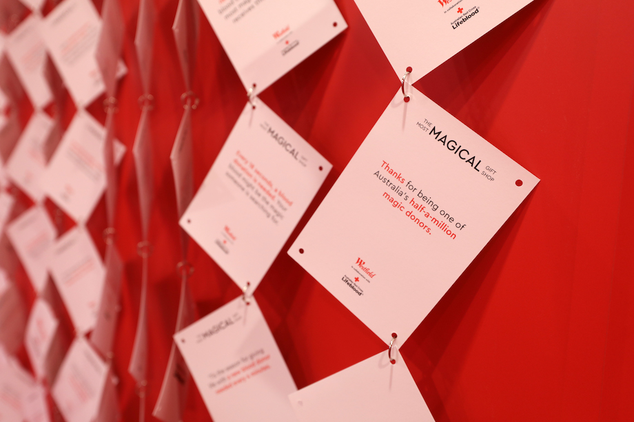 Westfield + Lifeblood spread the magic of giving this Christmas in new pop-up via WhiteGREY