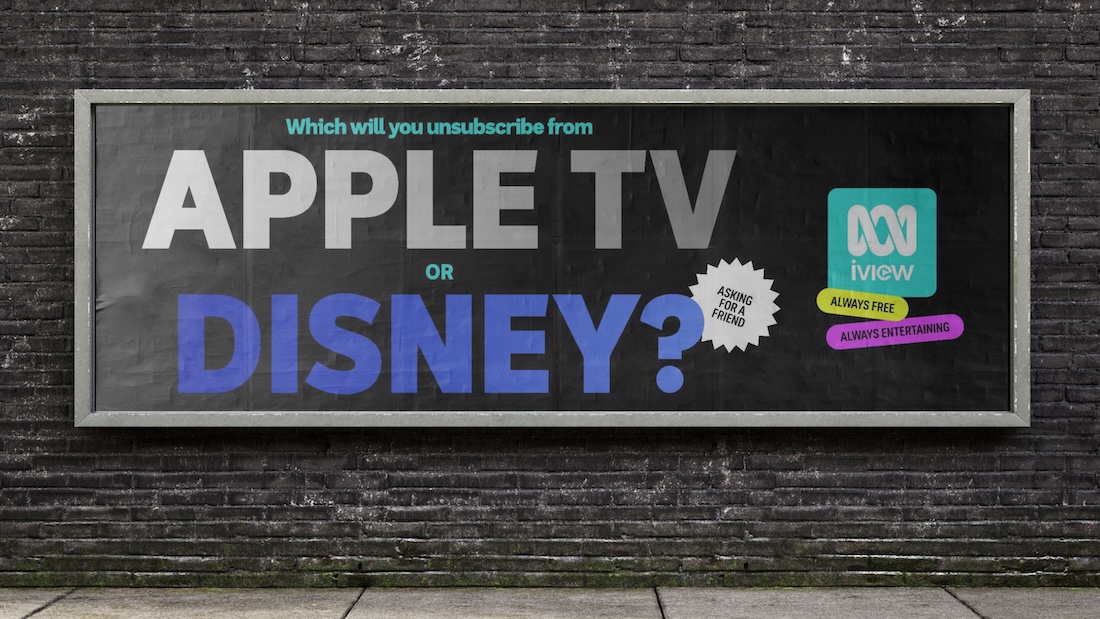 ABC IVIEW’s new campaign asks ‘Which Streamer Will You Unsubscribe From?’ via Howatson+Co