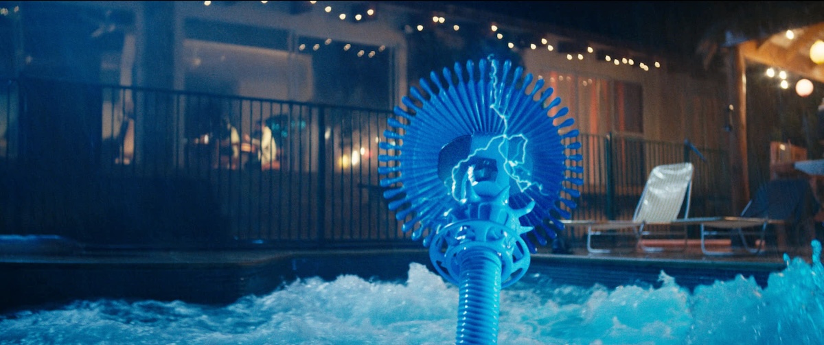 Pool cleaner turns monster in latest spot from Budget Direct via 303 MullenLowe, Sydney