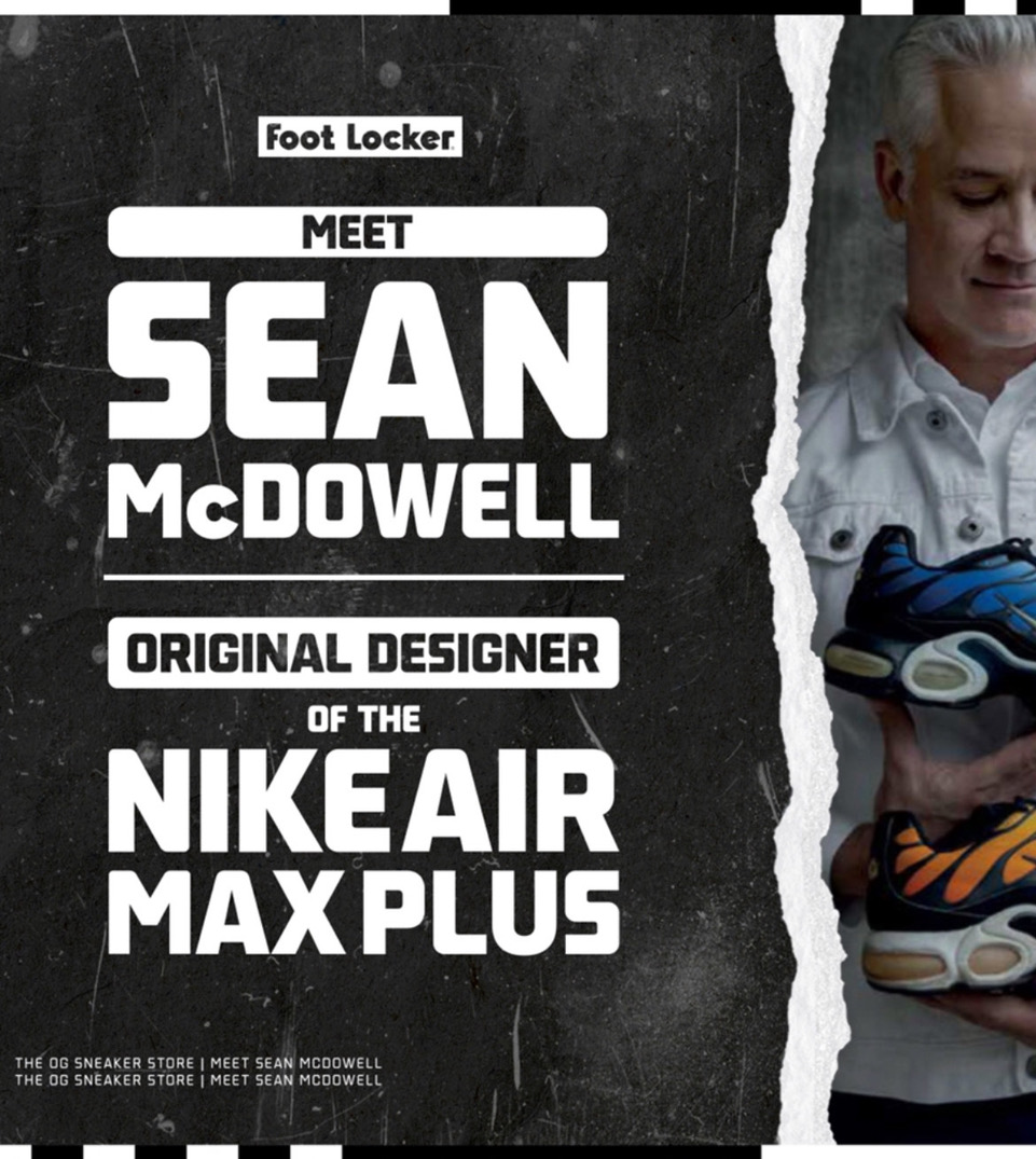 Iconic sneaker designer Sean McDowell to speak in Brisbane this Tues Jan 30 at Foot Locker Queen St Mall – complimentary tickets for CB readers