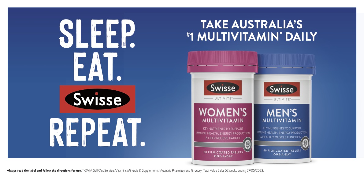 Swisse Multivitamins launches new national ‘SLEEP. EAT. SWISSE. REPEAT.’ campaign via Traffik