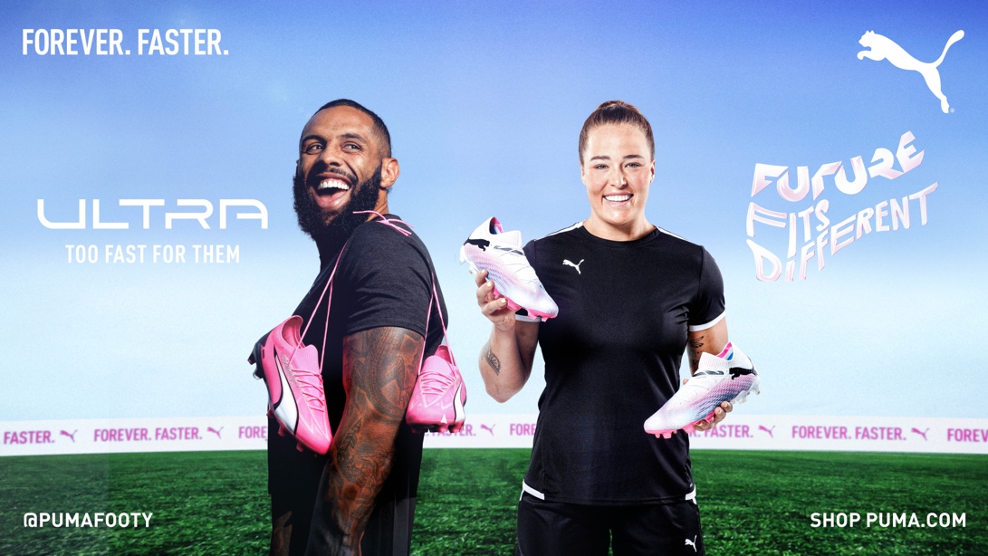 Major football stars front PUMA’s new campaign for its latest range of football boots via Bursty