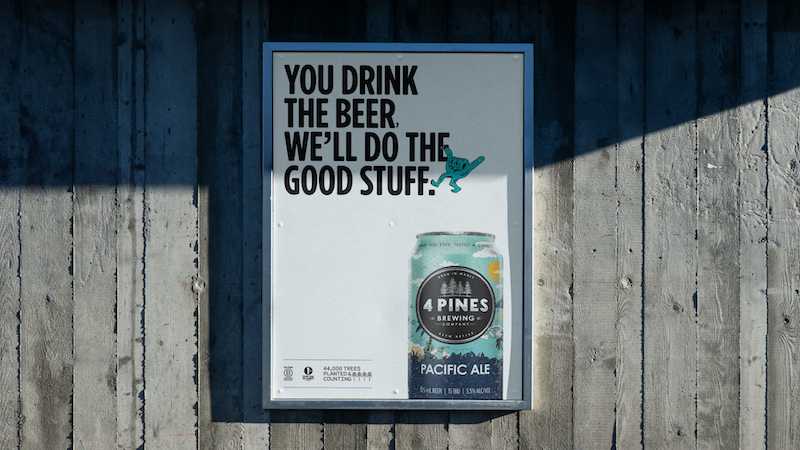 4 Pines says “You Drink The Beer, We’ll Do The Good Stuff” in new campaign via 72andSunny