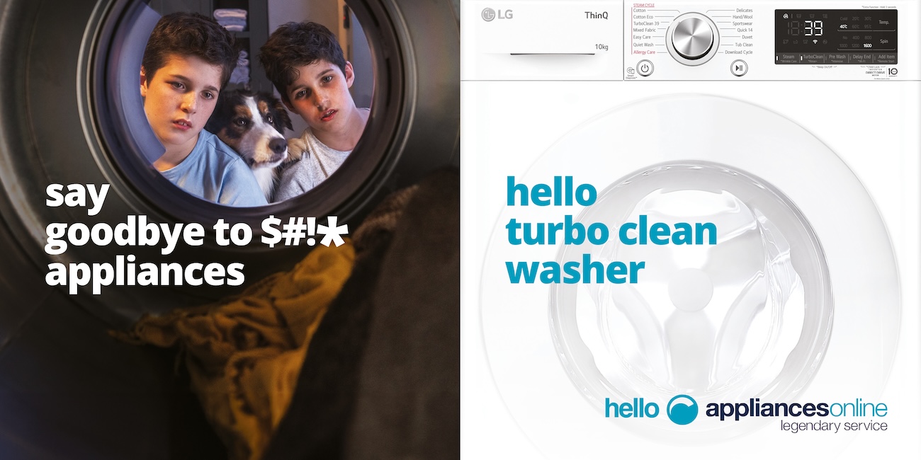 Appliances Online launches new ‘Say Goodbye To $#!* Appliances’ campaign via Step Change