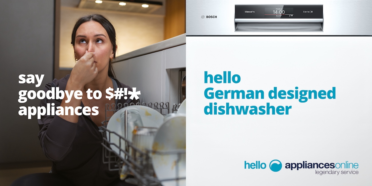 Appliances Online launches new ‘Say Goodbye To $#!* Appliances’ campaign via Step Change