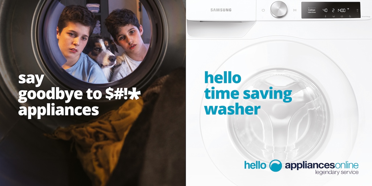 Appliances Online launches new ‘Say Goodbye To $#!* Appliances’ campaign via Step Change