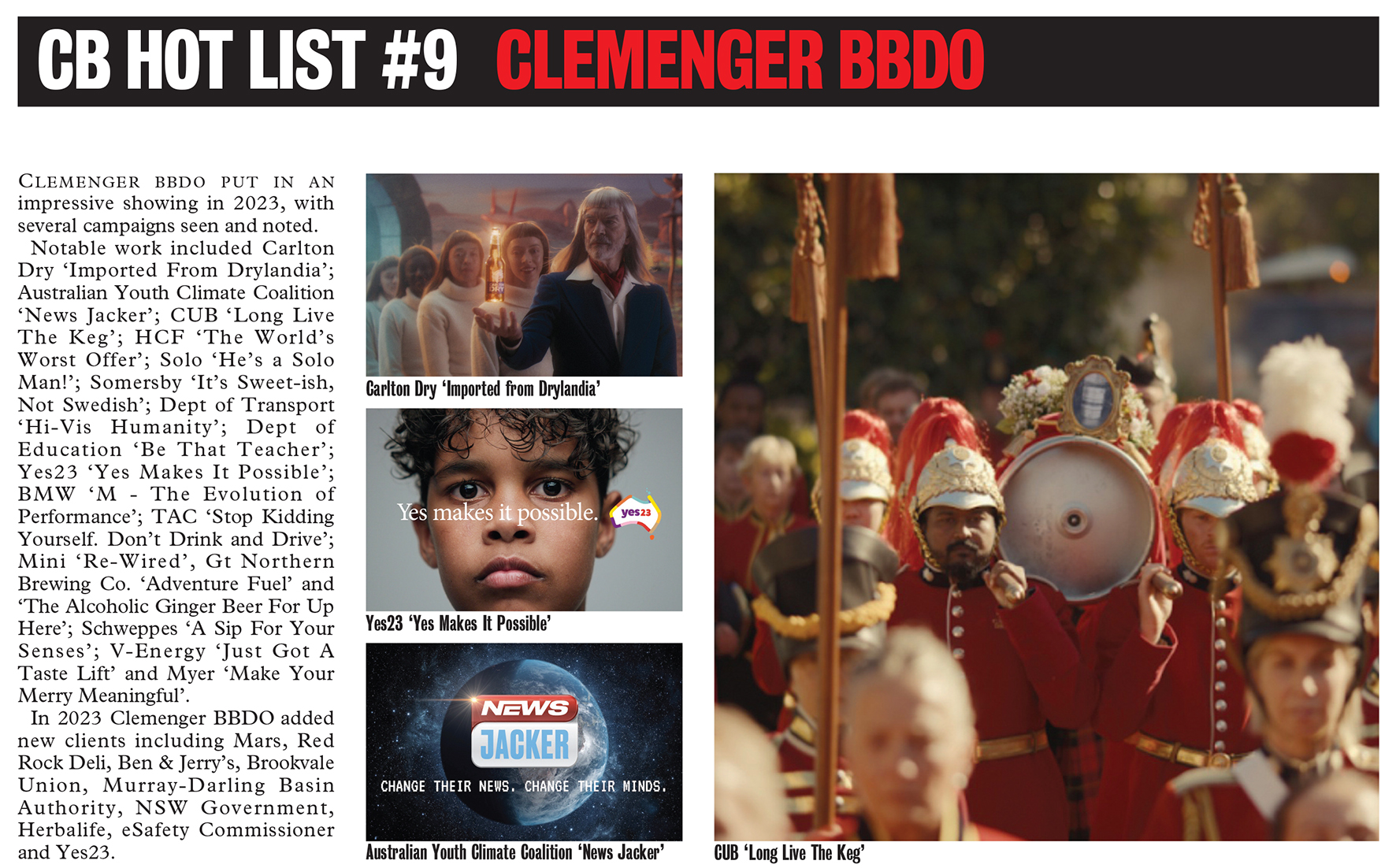 2024 CB HOT LIST #9: CLEMENGER BBDO