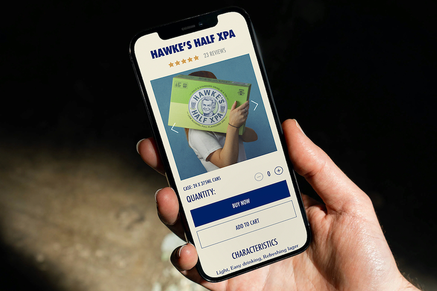 Hawke’s Brewing launches new immersive site via Wonderful Digital