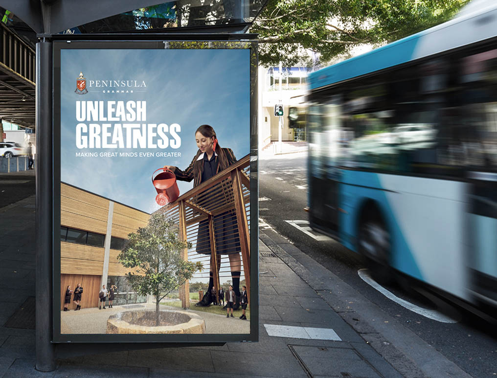 Peninsula Grammar is inspiring students to ‘Unleash Greatness’ in latest campaign via 10 Feet Tall